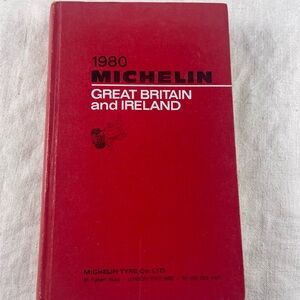 Michelin Red Guide: Great Britain and Ireland, 1980 Hardback Book